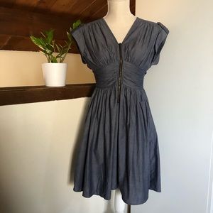 Bar III Front Row Zip-Front Dress